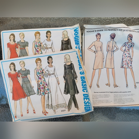 6 Vintage Vogue and Simplicity sewing patterns - Picture 4 of 4